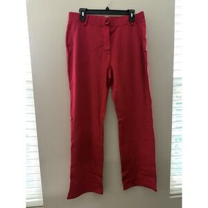 DGD women's dress pants in red XL